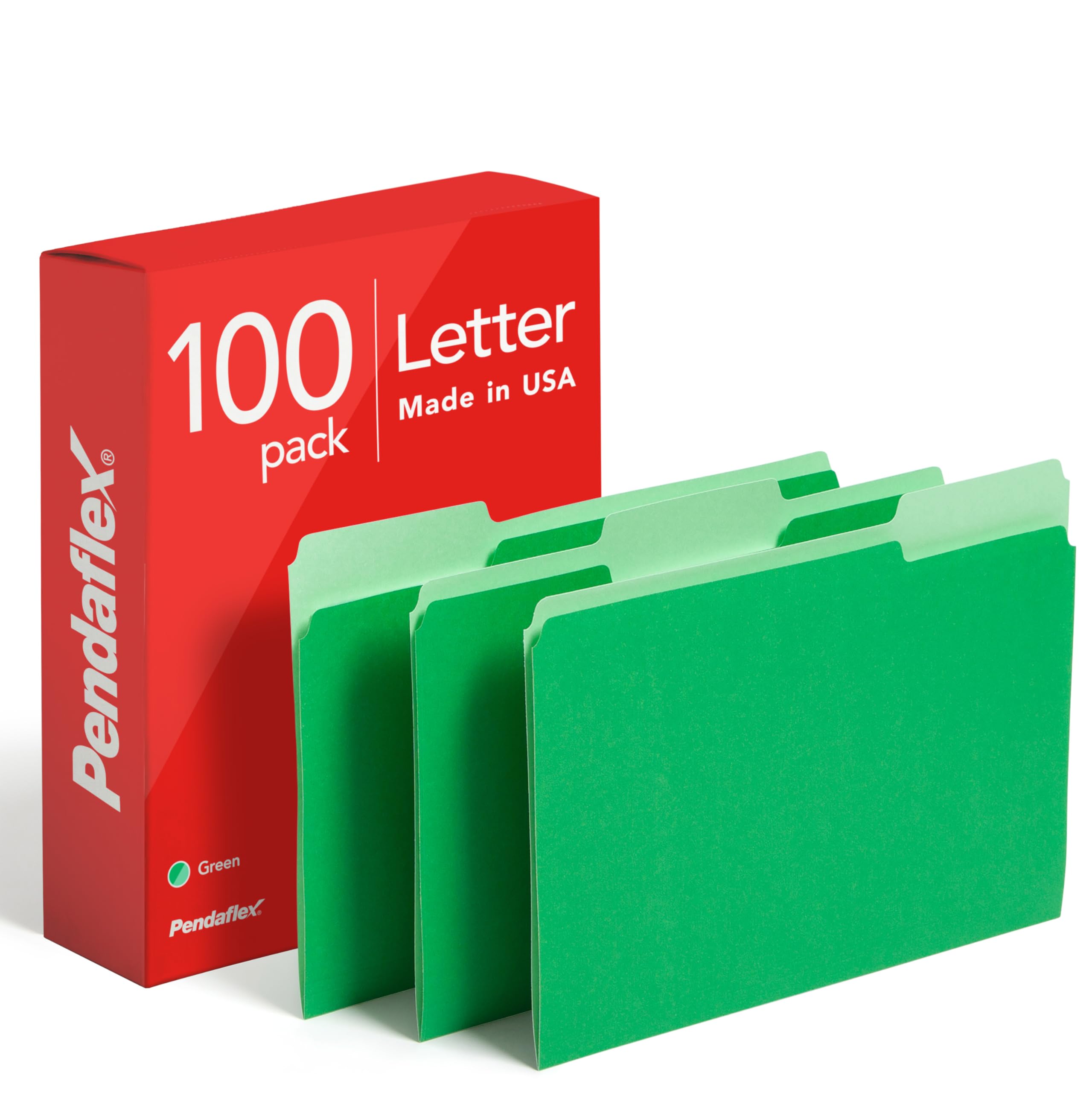 Amazon.com: Pendaflex Colored File Folders, 100 Pack, Letter Size